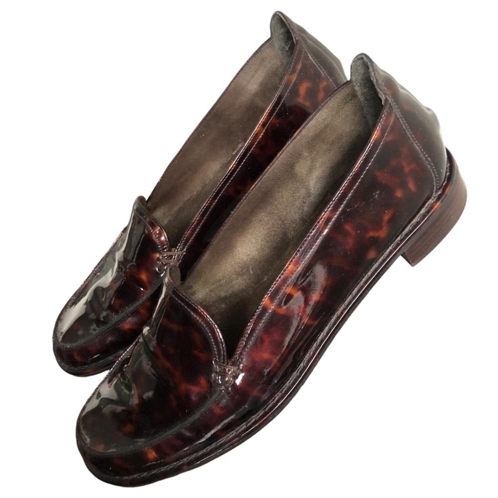 Stuart Weitzman Tortoise She’ll Loafers Sz 7 - image 3